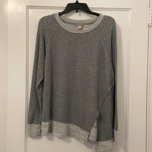 Grey long sleeve top